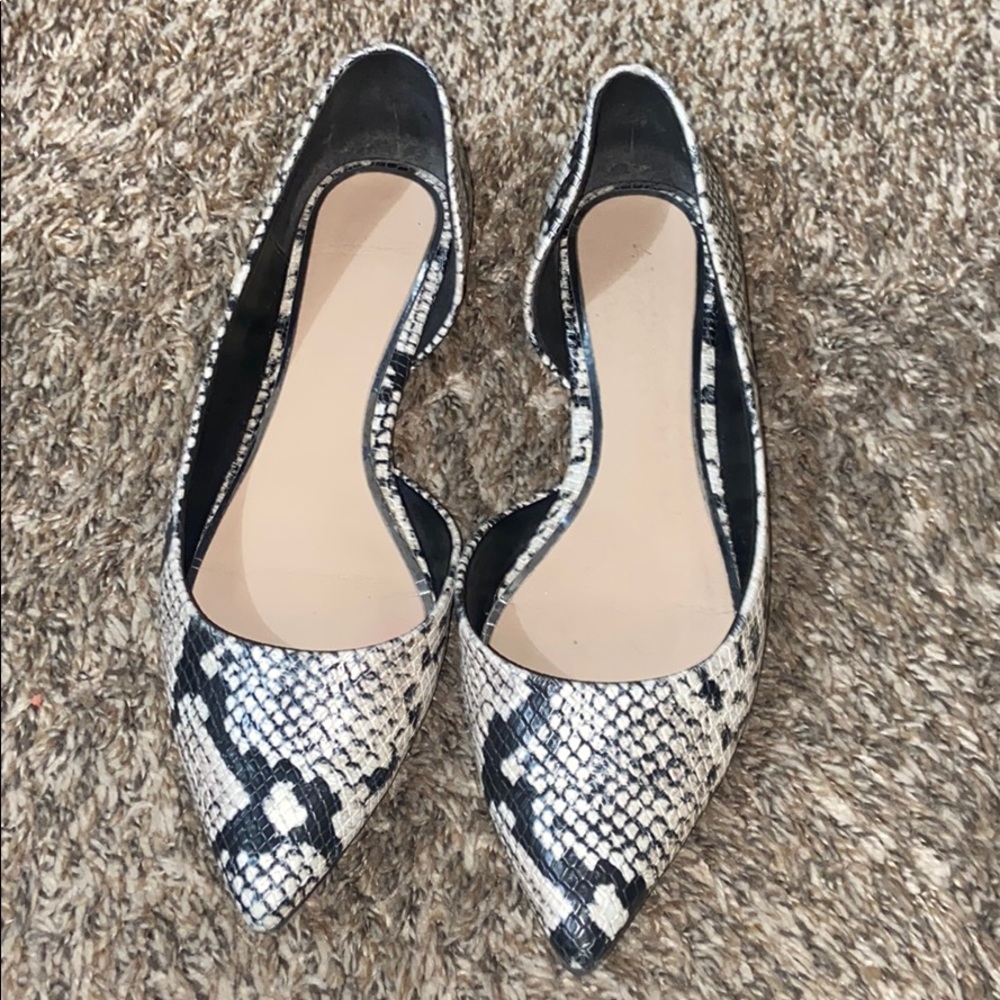 Aldo snake print flats